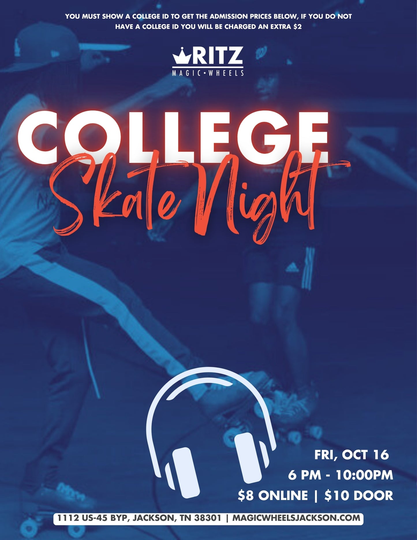 COLLEGE SKATE NIGHT