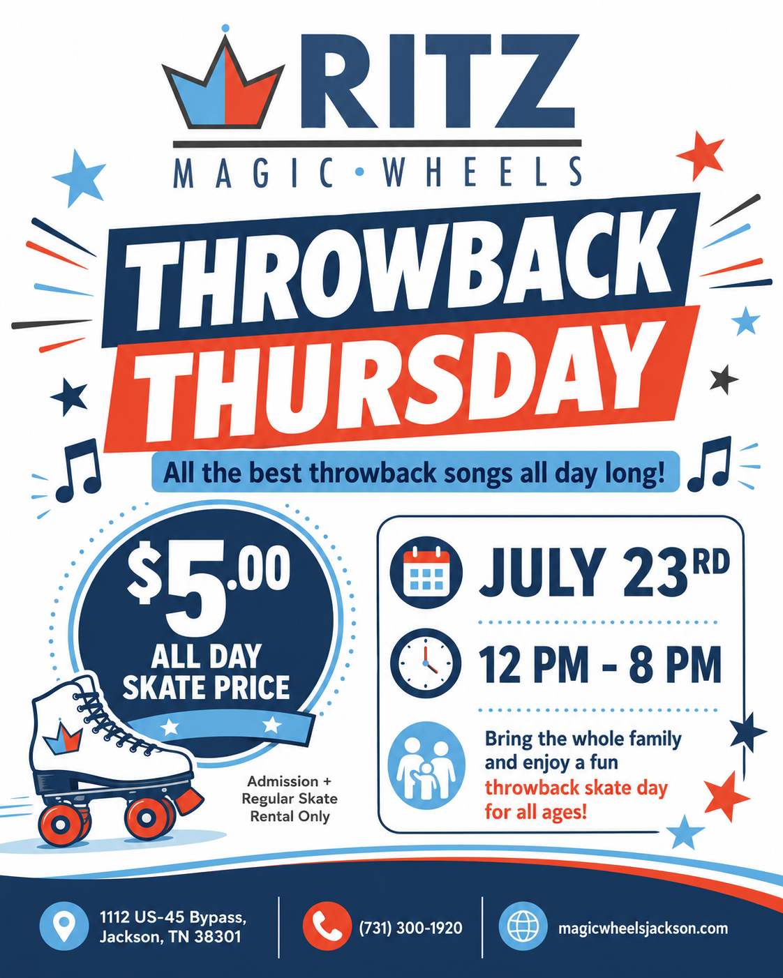 Throwback Thursday - July 23 at Ritz Magic Wheels