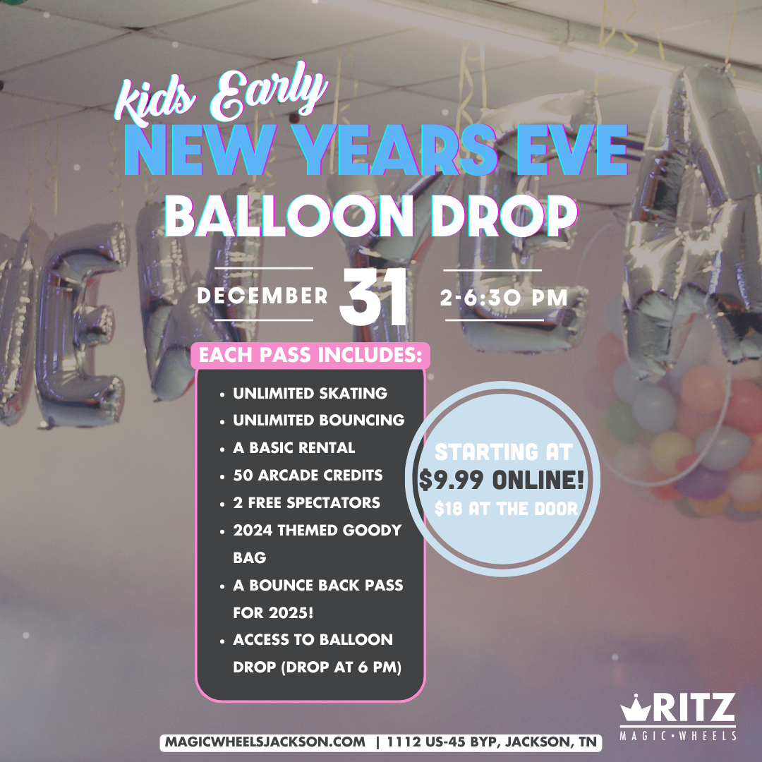 2025 Early New Year's Eve Balloon Drop Pass