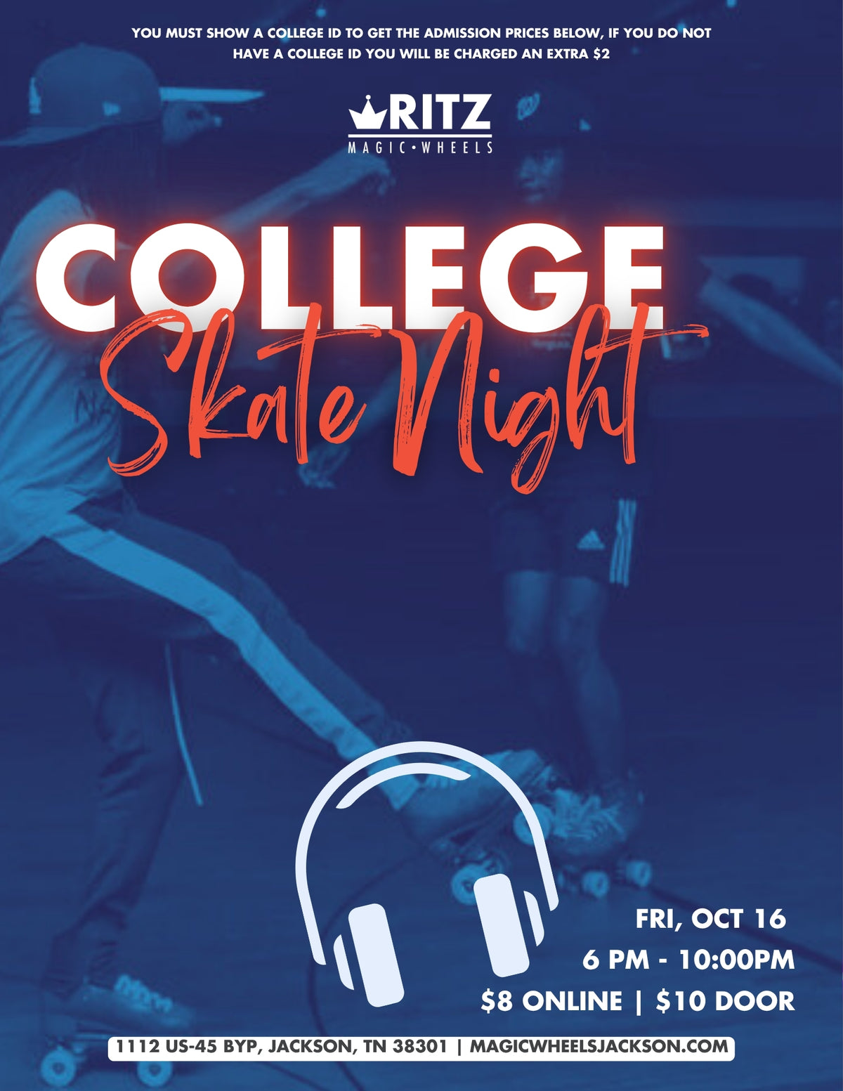 COLLEGE SKATE NIGHT