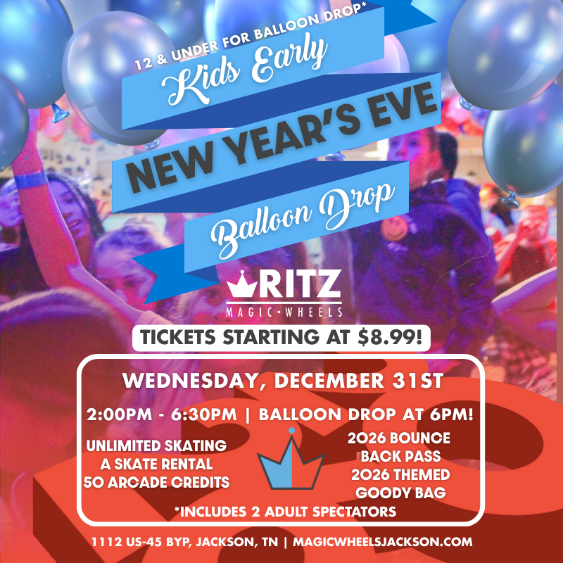 2026 Early New Year's Eve Balloon Drop Pass