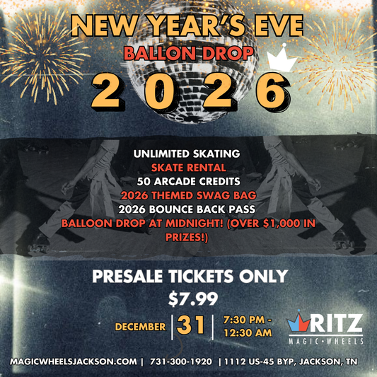 2026 Midnight New Year's Eve Balloon Drop Pass