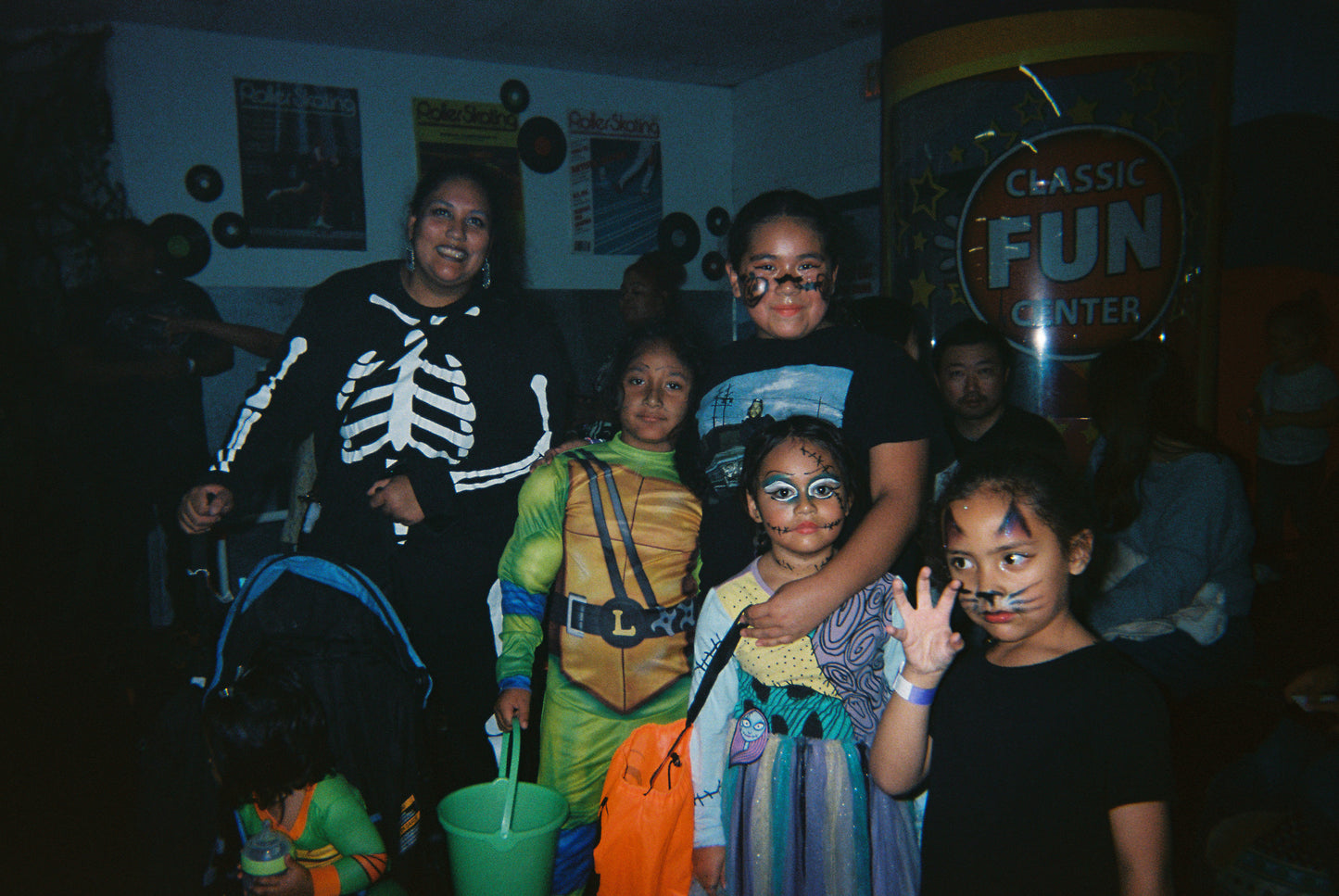 Family enjoying Halloween at Ritz Magic Wheels